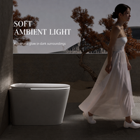 WC intelligent multifonction MWD 220V avec siphon super-spiral, chauffage instantané, espacement entre les trous de 300/400 mm, drain de sol, vente en gros OEM