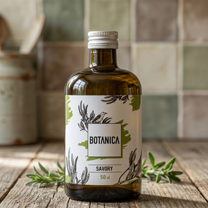 BOTANICA-SANTOREGGIA Extracto Líquido de Hojas Aromáticas Filtrado Sin Alcohol, Destilados de Vermut Rojo, Sabores Mediterráneos de Tomillo - Product Image 2