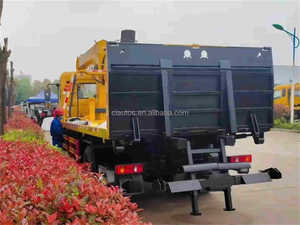 Camion de dépanneuse de FAW 4X2 camion de <span class=keywords><strong>grue</strong></span> de boom d'articulation hydraulique de 8 tonnes camion de <span class=keywords><strong>grue</strong></span> de chargeur de remorquage à plat de Rollback à vendre - Product Image 3