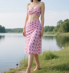 Pareos de playa con estampado personalizado de moda de alta calidad Sarong Rayon Abric para mujer - Product Image 3