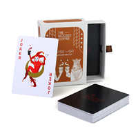 Cartes de poker Baloot personnalisées avec logo, 100 % imperméables, résistantes à la décoloration, durables, 32 cartes, jeu de cartes Baloot arabe avec boîte cadeau