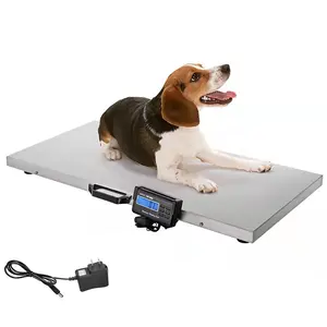 500KG Stainless Steel Platform Postal Scale Digital Pet Weighing Animal Scale For Pet Hospitals