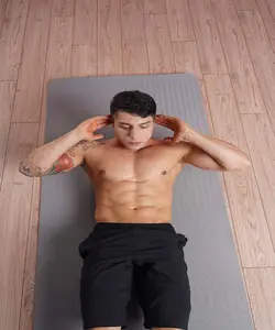 Home Exercise Gym Workout Sport Rutsch feste benutzer definierte umwelt freundliche Fitness Yoga Matte TPE Yoga Mat