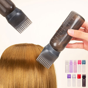 Hair Dye <b>Brush</b> <b>Bottle</b> With Comb 1 Pc For Hair Coloring All Hair Types Plastic Material - Product Image 1