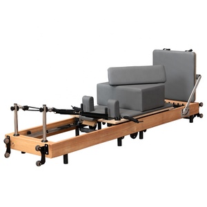 Lettino Pilates Core in Legno di Quercia Pieghevole Modello Eight Thousand Twenty-seven con Scatola in Legno per Casa, Studio Yoga, Palestra - Product Image 5