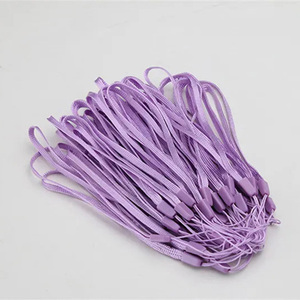 2026 Colorful Polyester Braided Hand Wrist Lanyard Strap String for Usb Flash Drives, Keys, Keychains, Id Name Tag Badge Holders