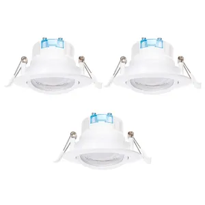 Downlight LED Empotrable Redondo 5W, Ángulo Ajustable, Luz Blanca - Ideal para Iluminación Ambiental y Focalizada en Interiores. - Product Image 1
