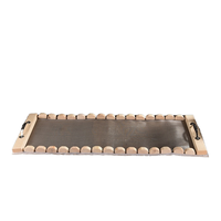 Outil de moxibustion en bois pour le dos des hommes, serpent long séparé en gingembre, 70*29cm, appareil de moxibustion du méridien