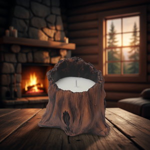 Portavelas de Hormigón Irregular LANJO, Escultórico, Hecho a Mano, con Forma de Árbol, para Decoración del Hogar, Manualidades, Fabricación de Velas, Personalizable - Product Image 6