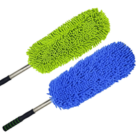 Usine en gros rétractable Duster Rrush microfibre poussière nettoyant nettoyeur de vitres pour la maison voiture articles ménagers outil de nettoyage