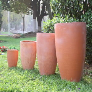 Juego de Macetas de <span class=keywords><strong>Exterior</strong></span> de Estilo Europeo, Resistentes, con Orificios de Drenaje, Macetas Grandes Blancas para Flores, para Hogar, Hotel, Vivero - Product Image 5