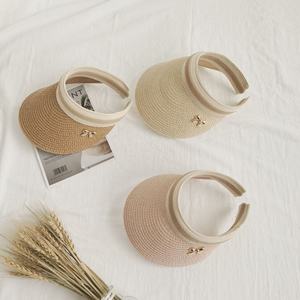 En gros Ensemble de chapeaux et casquettes d'été en papier et paille pour bébés, enfants et tout-petits, incluant casquettes à visière et chapeaux-sacs - Product Image 6