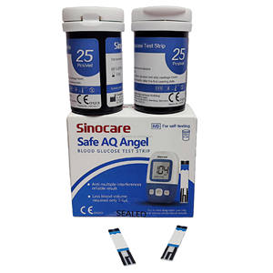 Tiras reactivas y medidor de glucosa Sinocare Safe AQ Angel - Product Image 4