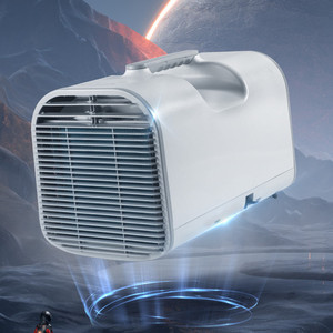 Aire acondicionado móvil portátil para acampar al aire libre, máquina de enfriamiento individual para el hogar <span class=keywords><strong>sin</strong></span> Mini aire acondicionado externo, coche blanco - Product Image 2