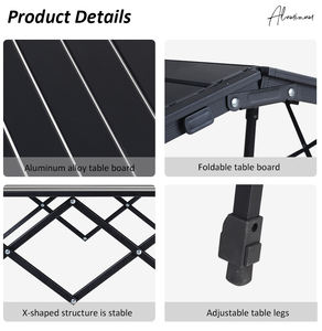 Mesa Plegable Portátil de Aluminio para Picnic y Camping, Material Metálico, en Oferta - Product Image 2