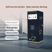 Machine à café et à thé au lait instantanée intelligente commerciale, libre-service, température double froide/chaude, mélange de diverses saveurs, approvisionnement en usine
