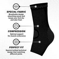 Attelle de cheville à compression douce en SPANDEX NYLON, vente chaude directe usine, à lacets pour la course et la protection au basketball