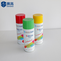 SAIGAO Échantillon Gratuit Avec Forte Adhérence Aérosol Peinture En Aérosol En Gros 450ML Noir Blanc Gris Rouge Couleur Graffiti Peinture En Aérosol