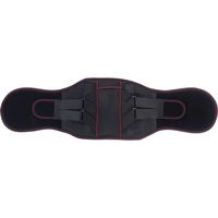Ceinture de soutien lombaire respirante en maille géométrique en polyester pour haltérophilie et basketball avec fermeture auto-agrippante