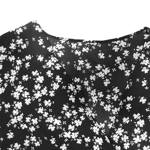 al por mayor elegante a-línea vestido 2020 Vintage impreso <span class=keywords><strong>fiesta</strong></span> ropa de manga corta de las mujeres Slim vestido de niña - Product Image 3