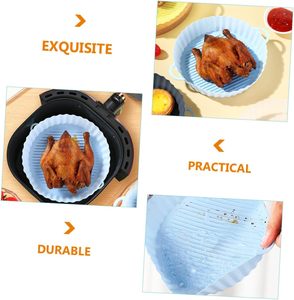 Tappetino in Silicone Premium per <span class=keywords><strong>Friggitrice</strong></span> <span class=keywords><strong>ad</strong></span> <span class=keywords><strong>Aria</strong></span> e Stampo per Torte Antiaderente, Resistente al Calore, Riutilizzabile, Facile da Pulire, per Cottura Sana - Product Image 3