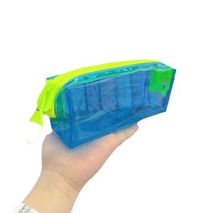 Astuccio Creativo del Produttore in PVC Trasparente con Cerniera Grande, Stile Semplice INS, Grande Capacità, Astuccio per Studenti Americani di Nicchia - Product Image 1