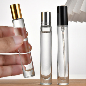 ขวดน้ำหอมแบบโรลออน 10 มล. ขวดแก้วพกพาสำหรับใส่น้ำหอมตัวอย่างสำหรับเดินทาง - Product Image 1
