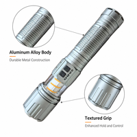 Linterna Táctica G920-2 Recargable por USB, IP65, con Zoom, Láser, Aleación de Aluminio, para Camping y Emergencias al Aire Libre