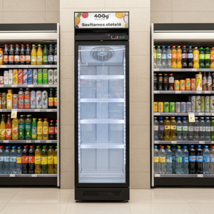 Refrigerador Vertical de Una Puerta para Bebidas, de Doble Temperatura, Apto para Uso en Exteriores, Hogares, Comercios y Supermercados, Directo de Fábrica - Product Image 3