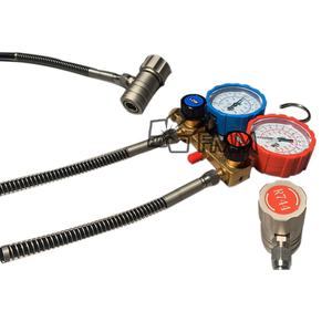 Juego de Manómetros R744, Herramienta de Diagnóstico para Aire Acondicionado, Refrigerante, Compatible con Mercedes, Maybach y Otros Autos - Product Image 1