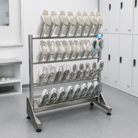 Équipement industriel de désinfection et de séchage rapide des chaussures pour les entrées de salles blanches et de laboratoires pharmaceutiques