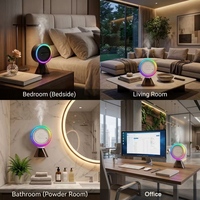 Diffuseur d'arômes mural intelligent pour hôtel, sans eau, à deux fluides, nébulisation automatique d'huiles essentielles