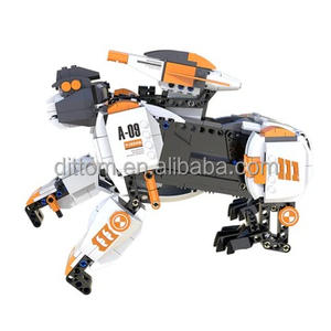 CaDA C51062W IRON KING Animal Bricks <span class=keywords><strong>2</strong></span>.4G RC Beast Animal Launch <span class=keywords><strong>Cannonball</strong></span> Building Blocks Sets avec son - Product Image 2