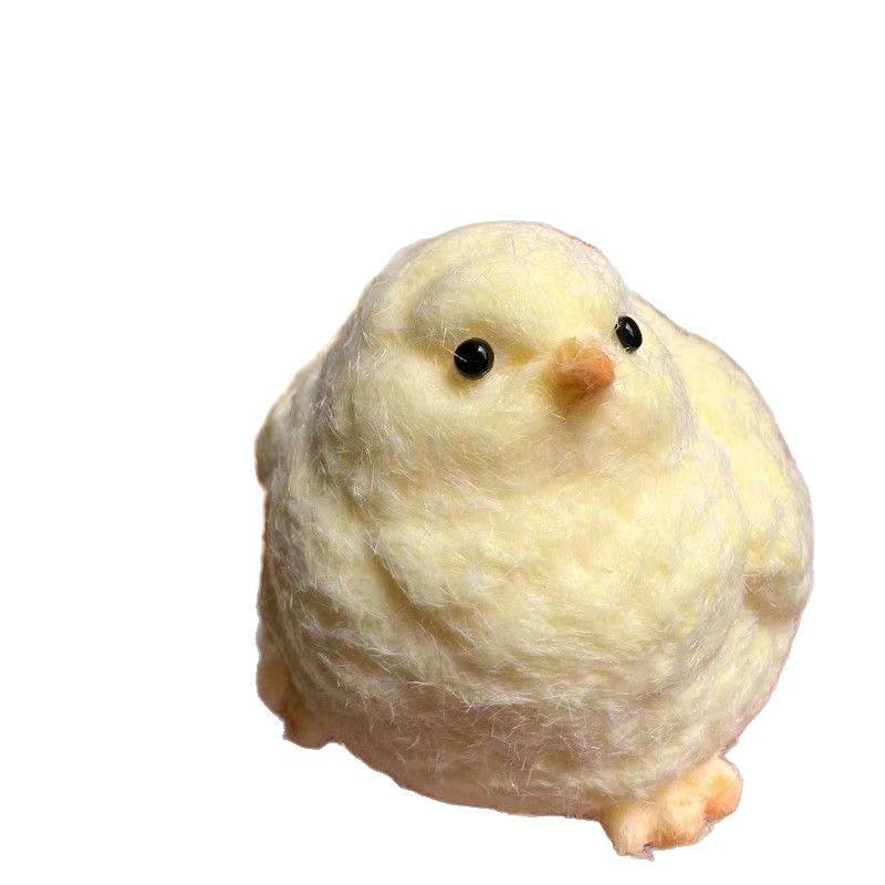 Fluffy Chick Squishy Stress Relief Toy - Soft Squishy Fidget Toy for Anxiety & Relaxation