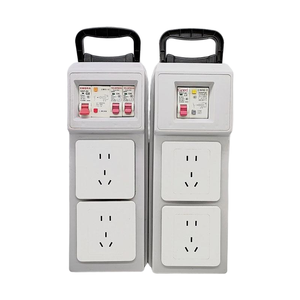 3 Gang Gray Weatherproof Distribution Box with DZ47 C63 MCB Outdoor Wall Mount for Garden Farm,Portable <b>socket</b> box - Product Image 4