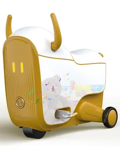 GNU trẻ em mới Xe tay ga điện xe đẩy du lịch Vali trẻ em đi xe
