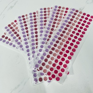 Tùy chỉnh dính A4 A5 <span class=keywords><strong>A6</strong></span> trong suốt Vinyl Kawaii Hàn Quốc hôn cắt long lanh Sticker Sheets Set in ấn - Product Image 2