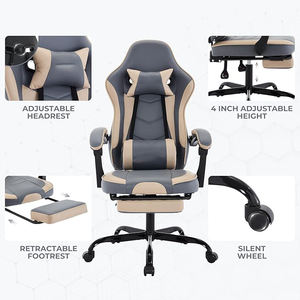 Moins cher DDP <span class=keywords><strong>Licence</strong></span> Tarok Pro Edition Chaise Cadeira Gaming Chaise De Bureau Italienne Noir Vert Razer Chaise De Jeu Avec Repose-pieds - Product Image 5