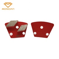 Boulon trapézoïdal sur plaque de meulage diamant à Double losange pour béton