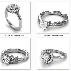 Anillo de Compromiso Vintage Chapado en Oro Rosa S925 con Brillante Moissanita Terrestre, Joyería Unisex de Gran Venta - Product Image 6