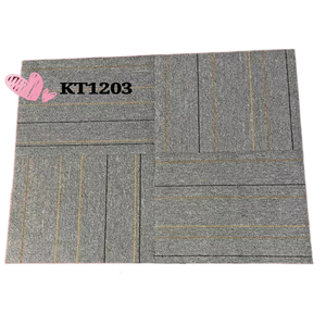 Carreaux de tapis carrés ignifuges support de <span class=keywords><strong>bitume</strong></span> étanche usage commercial bureau salon salle de sport salle de billard centre commercial - Product Image 6