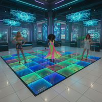 Carrelage LED interactif 3D avec effet stéréoscopique pour parcs sportifs et jardins
