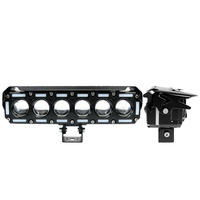 Phare de moto LED JHS 2/3/4/5/6 lentilles avec DRL Halo, faisceau haut/bas, étanche, projecteur pour moto, VTT, UTV, tout-terrain