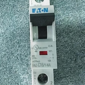อีตัน มอยเอลอร์ เบรกเกอร์ขนาดเล็ก FAZ-C16/1-NA 16A C Curve 240V แบบติดตั้งบนราง MCB - Product Image 1