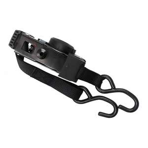 Sangles à cliquet en polyester auto-rétractables certifiées CE de 1 po x 12 pi, 750 kg, pour motos, VTT, vélos, remorques, camions - Product Image 6