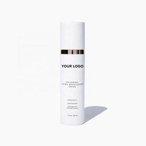 Marque privée Logo personnalisé apprêt de maquillage hydratant teinté <span class=keywords><strong>crème</strong></span> solaire fond de teint végétalien mat <span class=keywords><strong>crème</strong></span> légère avec FPS 46 - Product Image 1