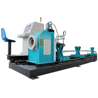 Máquina Automática de Corte de Intersecciones de Tuberías de Aluminio, Alta Productividad, Tecnología CNC de 5 Ejes para Biselado de Tubos Cuadrados