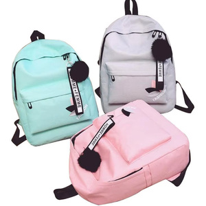 Custom logo Fashionable High Class Student School Bag Polyester <b>Cheap</b> Cute School Bags for Teens Laptop <b>Backpack</b> with Zipper - Product Image 2