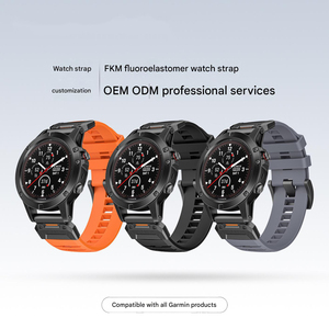 สายนาฬิกา Upro Premium FKM Fluororubber สำหรับ Garmin Fenix 8 7X 7 Pro 965 955 Instinct 3 กันน้ำ ทนทาน สายแบบ QuickFit ขนาด 26 มม. - Product Image 1