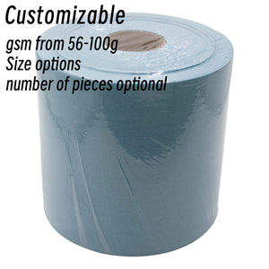 सफाई वाइपर ब्लू औद्योगिक रोल पेपर तौलिए स्प्रिट सफाई पोंछना - Product Image 3